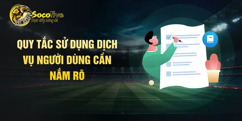 Quy tắc sử dụng dịch vụ người dùng cần nắm rõ