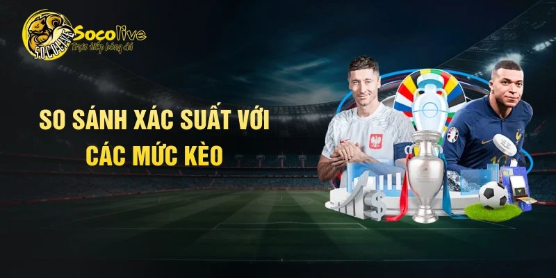 So sánh xác suất với các mức kèo